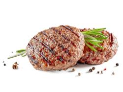 Churrasco e hambúrguer